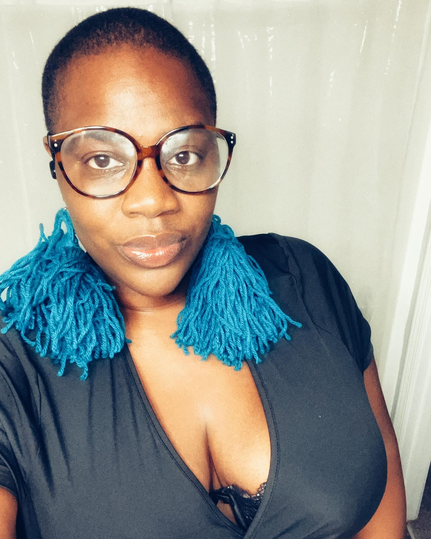 Signature teal earrings